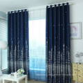 Amazon select supplier cheap price curtains ready made digital print Polyester/Linen office window curtain